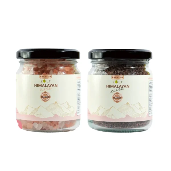 seasoning-1044 Zalt 1 แถม 1 เกลือชมพู หิมาลายัน มีใบรับรอง/อย. นําเข้าจากปากีสถาน สําหรับปรุงอาหาร เกลือคีโต เกลือดํา+ชมพูเกล็ด