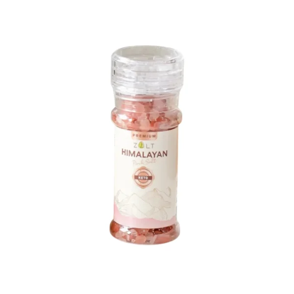 seasoning-1045 Zalt เกลือชมพู หิมาลายัน มีใบรับรอง/อย. นําเข้าจากปากีสถาน สําหรับปรุงอาหาร เกลือคีโต ขวดบดเกลือชมพู 110g