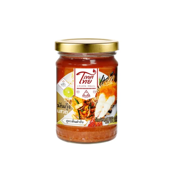 seasoning-1047 เทศไทย มันกุ้งเสวย ขวดแก้ว 200 กรัม