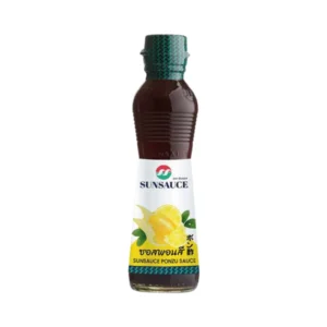 seasoning-1050 SUNSAUCE (ซันซอส) น้ําจิ้มพอนสึ Ponzu Sauce น้ําจิ้มพอนสุ น้ําจิ้มพอนซึ ปอนซึ แบบขวด 190 กรัม