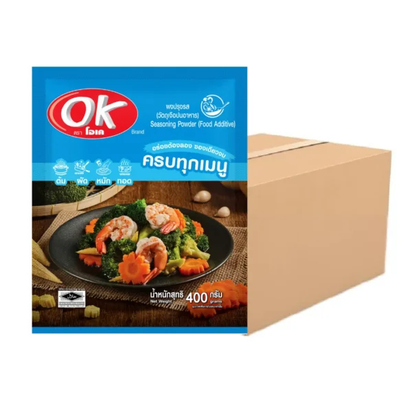 seasoning-1078 โอเค ผงปรุงรสอเนกประสงค์ 400 ก. x20