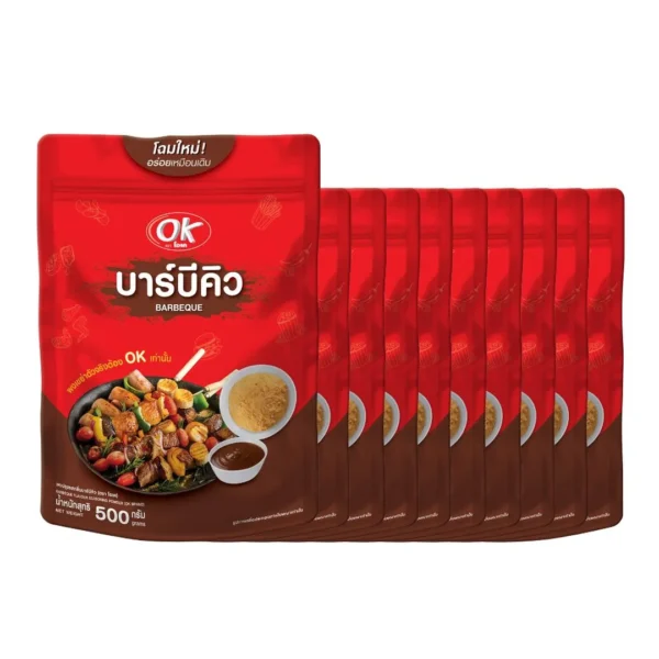 seasoning-1082 โอเค ผงเขย่า รสบาร์บิคิว 500 ก. X10