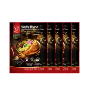 seasoning-1113 กินดี ผงข้าวซอย 45 ก. x5