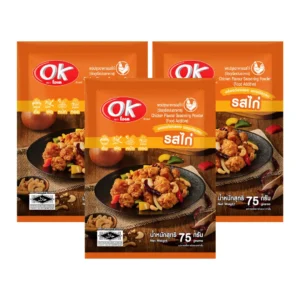 seasoning-1118 โอเค ผงปรุงรสไก่ 75 ก. x3