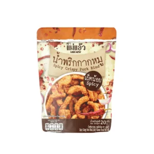 seasoning-1145 แม่แอ๊ว น้ําพริกกากหมู รสเผ็ดน้อย 20ก.