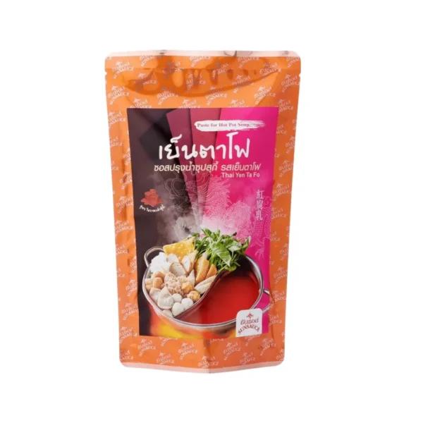 seasoning-1156 SUNSAUCE (ซันซอส) ซอสปรุงน้ําซุป รสเย็นตาโฟ แบบซอง 500 กรัม