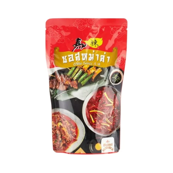SUNSAUCE (ซันซอส) ซอสหม่าล่า ปิ้งย่าง ชาบู ปรุงน้ําซุป รสหม่าล่า แบบซอง 500 กรัม