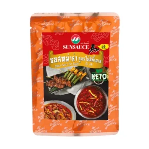 seasoning-1168 SUNSAUCE (ซันซอส) ซอสหม่าล่าไม่มีน้ําตาล ปิ้งย่าง ชาบู ปรุงน้ําซุป รสหม่าล่า ซอง 100 กรัม