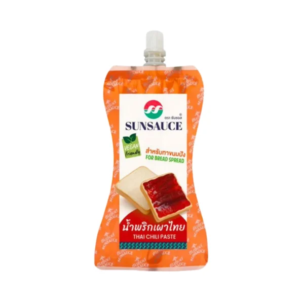 seasoning-1170 SUNSAUCE (ซันซอส) น้ําพริกเผาไทย แบบซอง ขนาด 120 กรัม