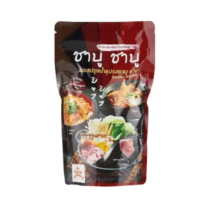 seasoning-1172 SUNSAUCE (ซันซอส) ซอสปรุงน้ําซุป รสชาบู ชาบู แบบซอง 500 กรัม