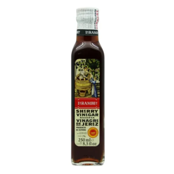 seasoning-1177 La Rambla Sherry Vinegar Reserve ลาแรมบลา น้ําส้มสายชูหมักเชอรี่ 250ml (LR53)