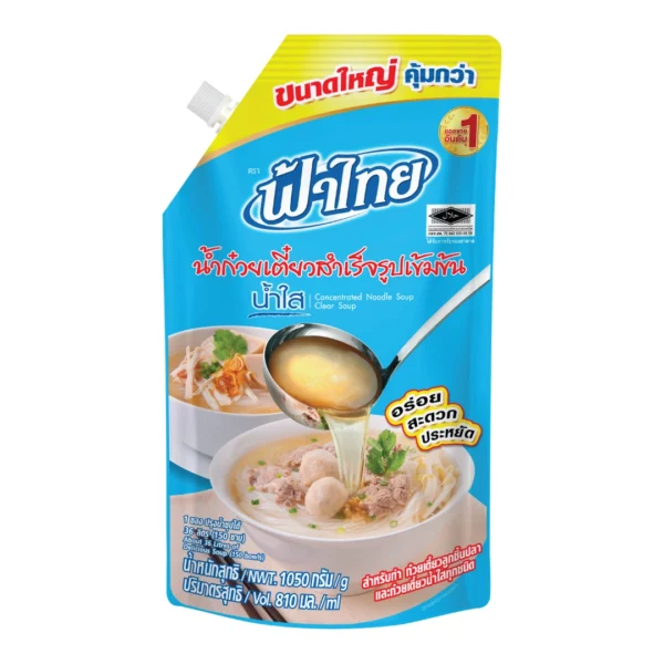 seasoning-1187 ฟ้าไทย น้ําก๋วยเตี๋ยวกึ่งสําเร็จรูปเข้มข้น รสน้ําใส 1050 ก.