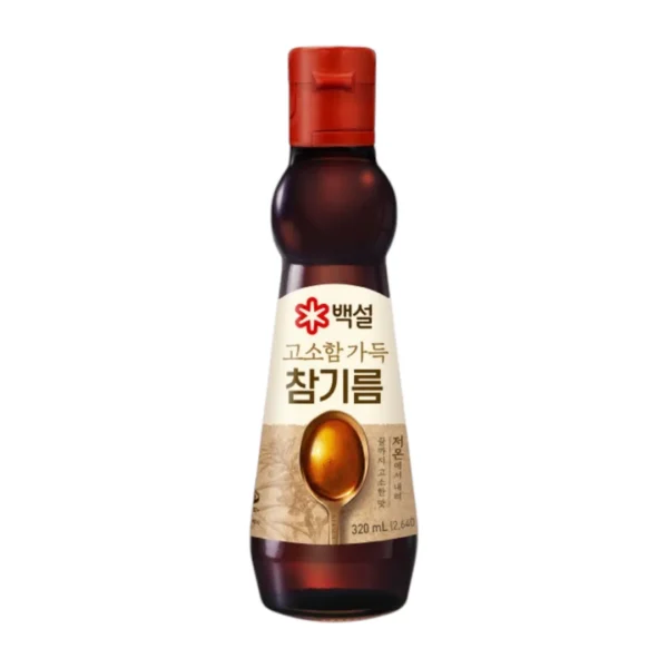 seasoning-1197 แบคซอล น้ํามันงาเกาหลี 320 มิลลิลิตร