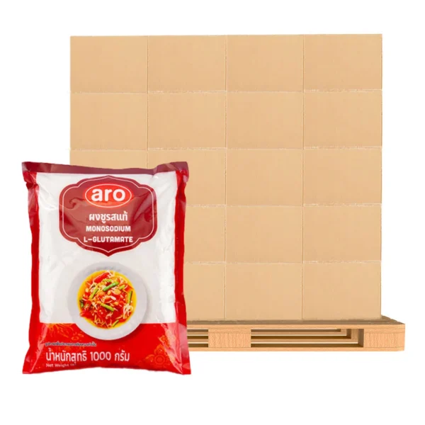 เอโร่ ผงชูรส 1 กก. 20 ถุง x 30 ลัง (1 พาเลท)