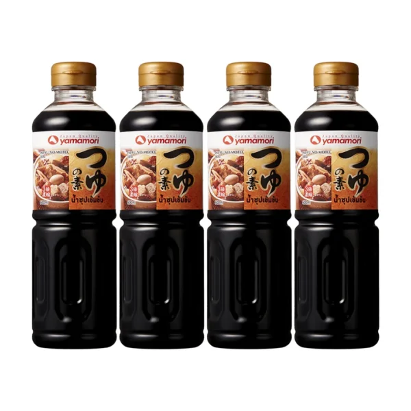 seasoning-1228 ยามาโมริ น้ําซุปเข้มข้น 3 เท่า 500 มล. x 4