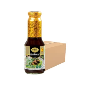 (ยกลัง) บายศรี ซอสเห็ดหอมเจ สูตรไลท์ 300 มล. x 24 ขวด / BYSRI Mushroom Vegetarian Sauce Light 300 ml. x 24 bottle