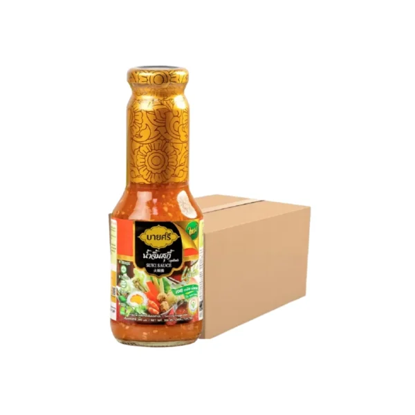(ยกลัง) บายศรี น้ําจิ้มไก่ 300 มล. x 24 ขวด / BYSRI Sweet Chili Sauce 300 ml. x 24 bottle