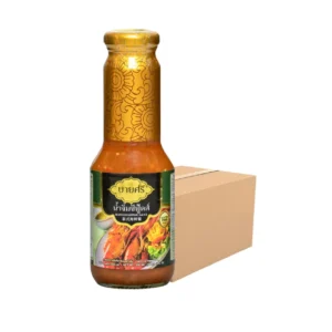(ยกลัง) บายศรี น้ําจิ้มซีฟู้ดส์ 300 มล. x 24 ขวด / BYSRI Seafood Dipping Sauce 300 ml. x 24 bottle