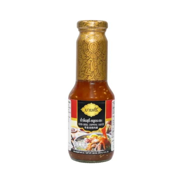 seasoning-1293 บายศรี น้ําจิ้มสุกี้-หมูกระทะ 300 มล. / BYSRI Suki-Grill Dipping Sauce 300 ml.