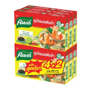 seasoning-1305 คนอร์ ซุปก้อน รสต้มยํา 96 ก. x 6