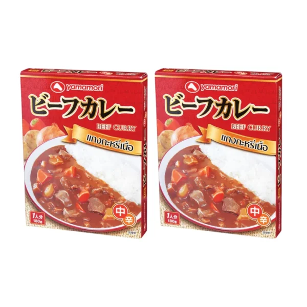 ยามาโมริ แกงกะหรี่เนื้อ 180 กรัม x 2