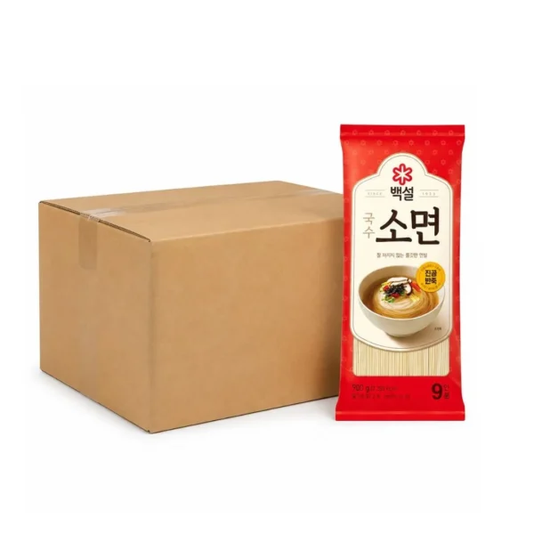seasoning-1319 แบคซอล บะหมี่เกาหลีเส้นเล็ก 900 กรัม X15
