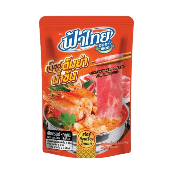 seasoning-1336 ฟ้าไทย ฮอทพอท น้ําซุปต้มยําเข้มข้น 120 มล.