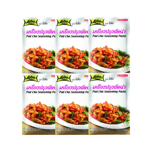 seasoning-1363 โลโบ เครื่องปรุงผัดฉ่า (แพ็ค 6 ซอง)