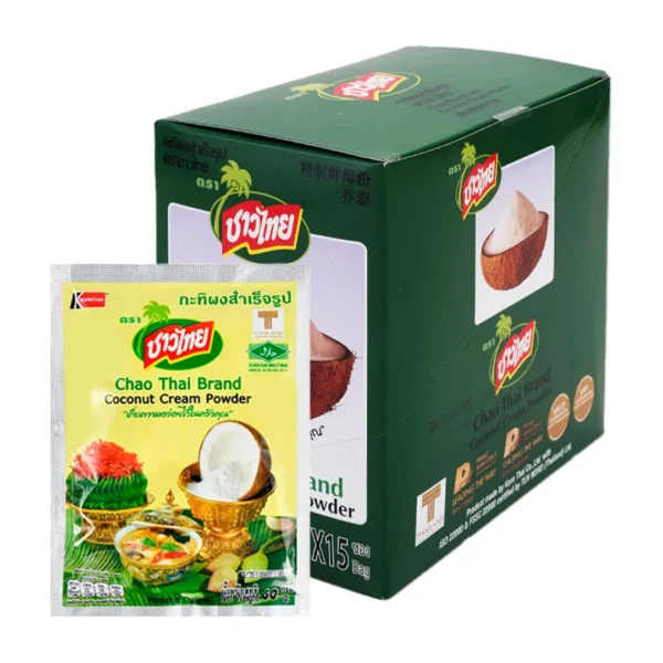 seasoning-1470 ชาวไทย กะทิผงสําเร็จรูป 60 กรัม x 12+3 ซอง