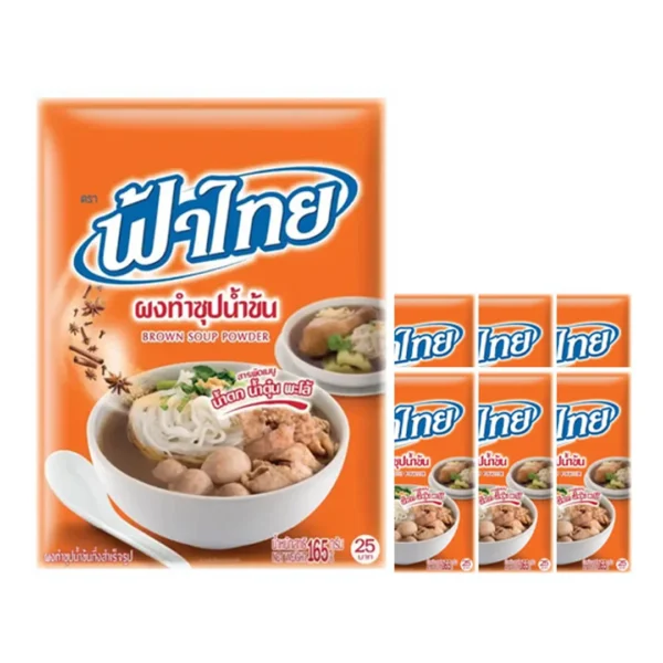 ฟ้าไทย ผงทําซุปน้ําข้น 165 ก. X 6