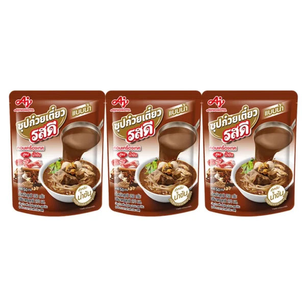 รสดี ซุปก๋วยเตี๋ยวน้ําข้น 350 ก. x 3