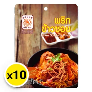 seasoning-1629 แม่น้อย พริกข้าวซอย 80 ก. x 10