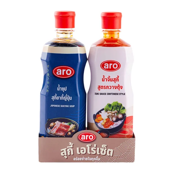 seasoning-1652 เอโร่ ชุดน้ําจิ้มสุกี้+ซุปญี่ปุ่น 1.45 ก.