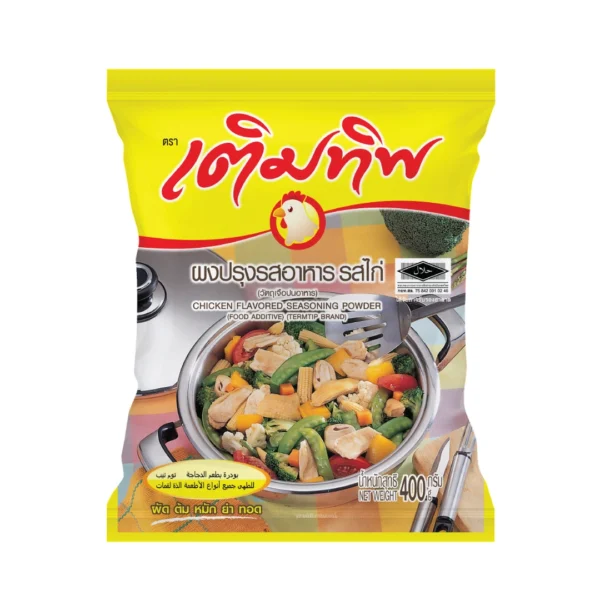 seasoning-1737 เติมทิพ ผงปรุงรส รสไก่ 400 ก.