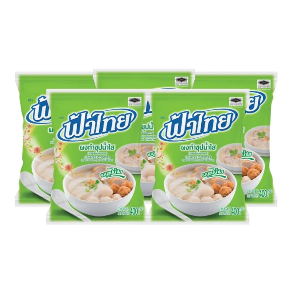 seasoning-1755 ฟ้าไทย ผงทําซุปน้ําใส 400 ก. x 5