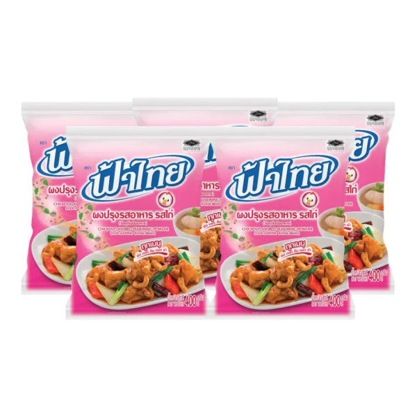seasoning-1767 ฟ้าไทย ผงปรุงรส รสไก่ 400 ก. x 5