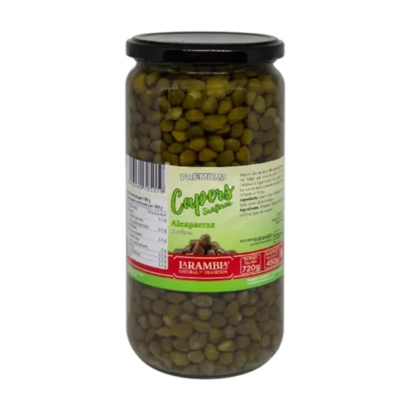 seasoning-1772 La Rambla Capers Surfines ลาแรมบลา เคเปอร์ดองในน้ําเกลือ 720g