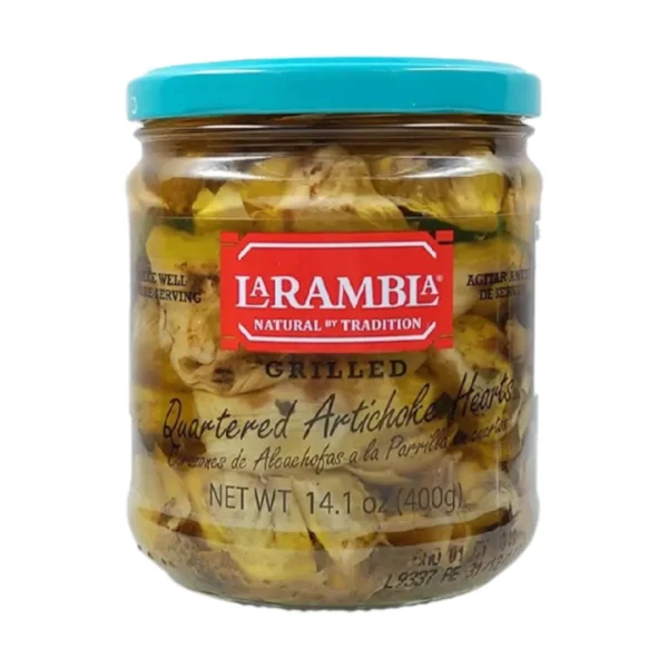 La Rambla Quarter Artichoke Heart Grilled ลาแรมบลา อาร์ติโชคย่างแบบหั่น 400g