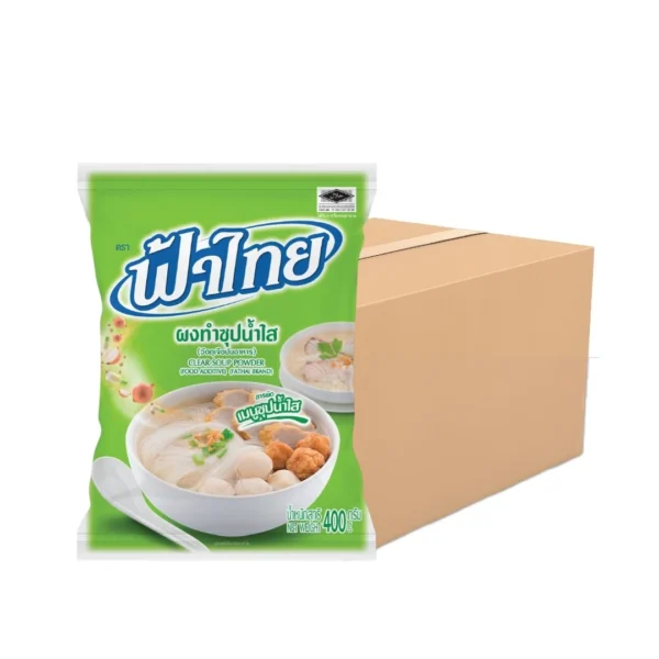 ฟ้าไทย ผงทําซุปน้ําใส 400 ก. x 20