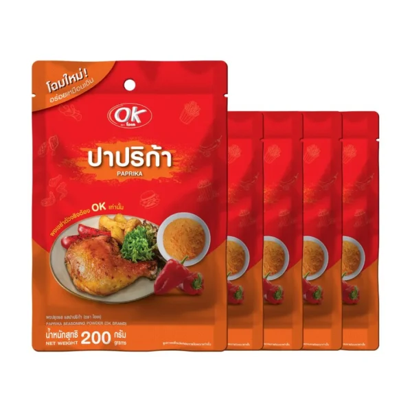 โอเค ผงเขย่า รสปาปริก้า 200 ก. X5