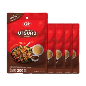 seasoning-1814 โอเค ผงเขย่า รสบาร์บิคิว 200 ก. X5