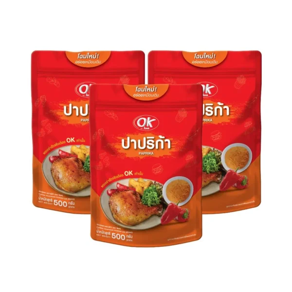 seasoning-1820 โอเค ผงเขย่า รสปาปริก้า 500 ก. X3