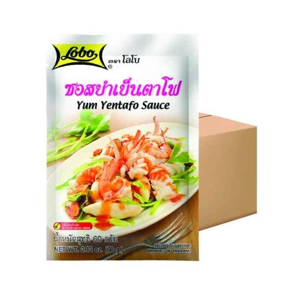 โลโบ ซอสยําเย็นตาโฟ (กล่อง 120 ซอง)