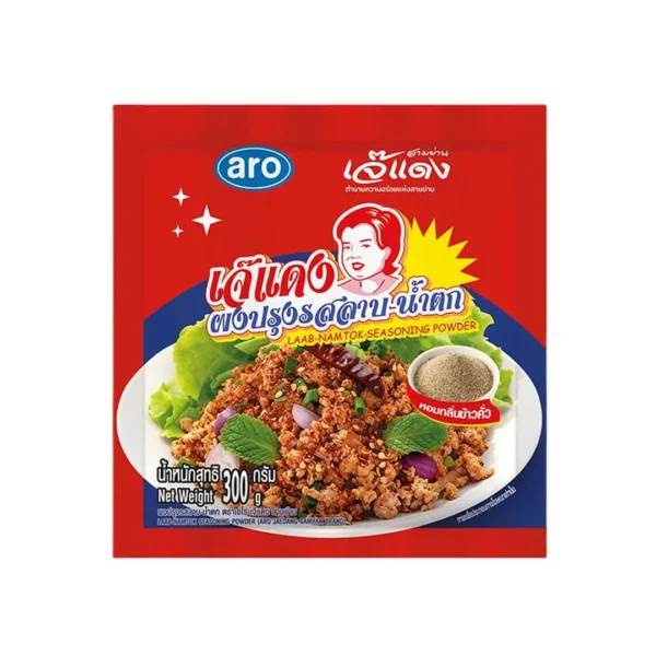 เอโร่ X เจ๊แดง ผงปรุงลาบน้ําตก 300 ก.