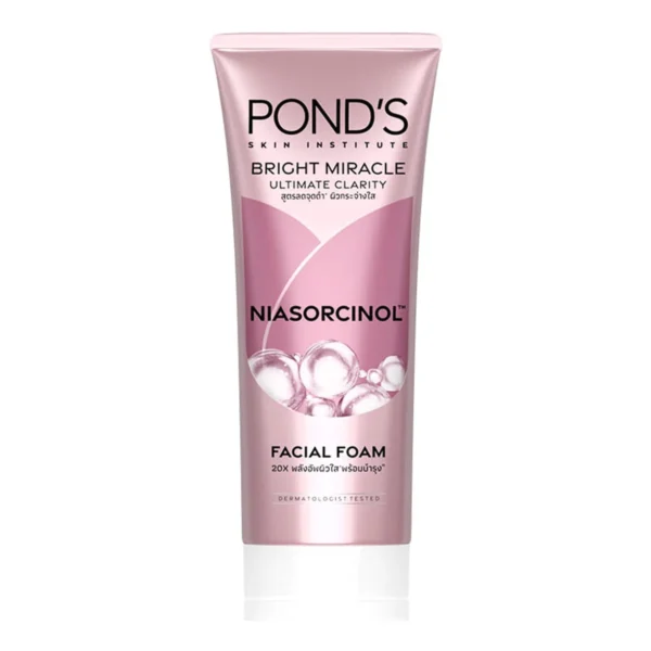 skin-care-makeup-0091 พอนด์ส ไบรท์ โฟม สีชมพู 90 ก.