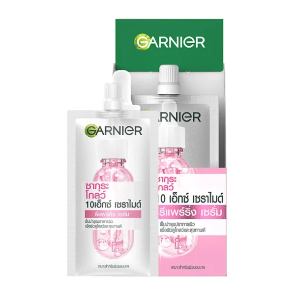 skin-care-makeup-0108 การ์นิเย่ ซากุระ โกลว์ เซรั่ม 7.5 มล. x 6