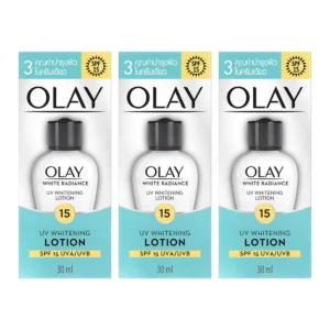 skin-care-makeup-0134 โอเลย์ ไวท์ เรเดียน ยูวี โลชั่น 30 มล. x 3