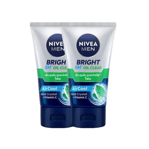skin-care-makeup-0227 นีเวีย เมน โฟมล้างหน้า ไบรท์ ออยล์ เคลียร์100 กรัม 2 ชิ้น