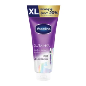 skin-care-makeup-0276 วาสลีน กลูต้า-ไฮยา เซรั่ม เบิสท์ โลชั่น สปอตเลส โกลว์ 370 มล.