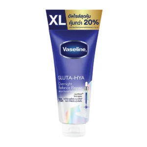 skin-care-makeup-0280 วาสลีน กลูต้า-ไฮยา เซรั่ม เบิสท์ โลชั่น โอเวอร์ไนท์ 370 มล.